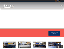 Tablet Screenshot of ornekmakina.com